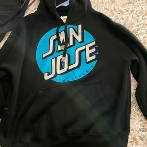 black hoodie “San Jose” work 2times in good condition